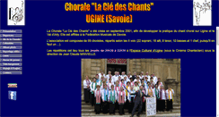 Desktop Screenshot of cledeschants.org