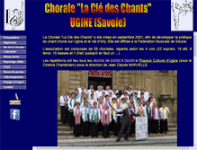 Tablet Screenshot of cledeschants.org